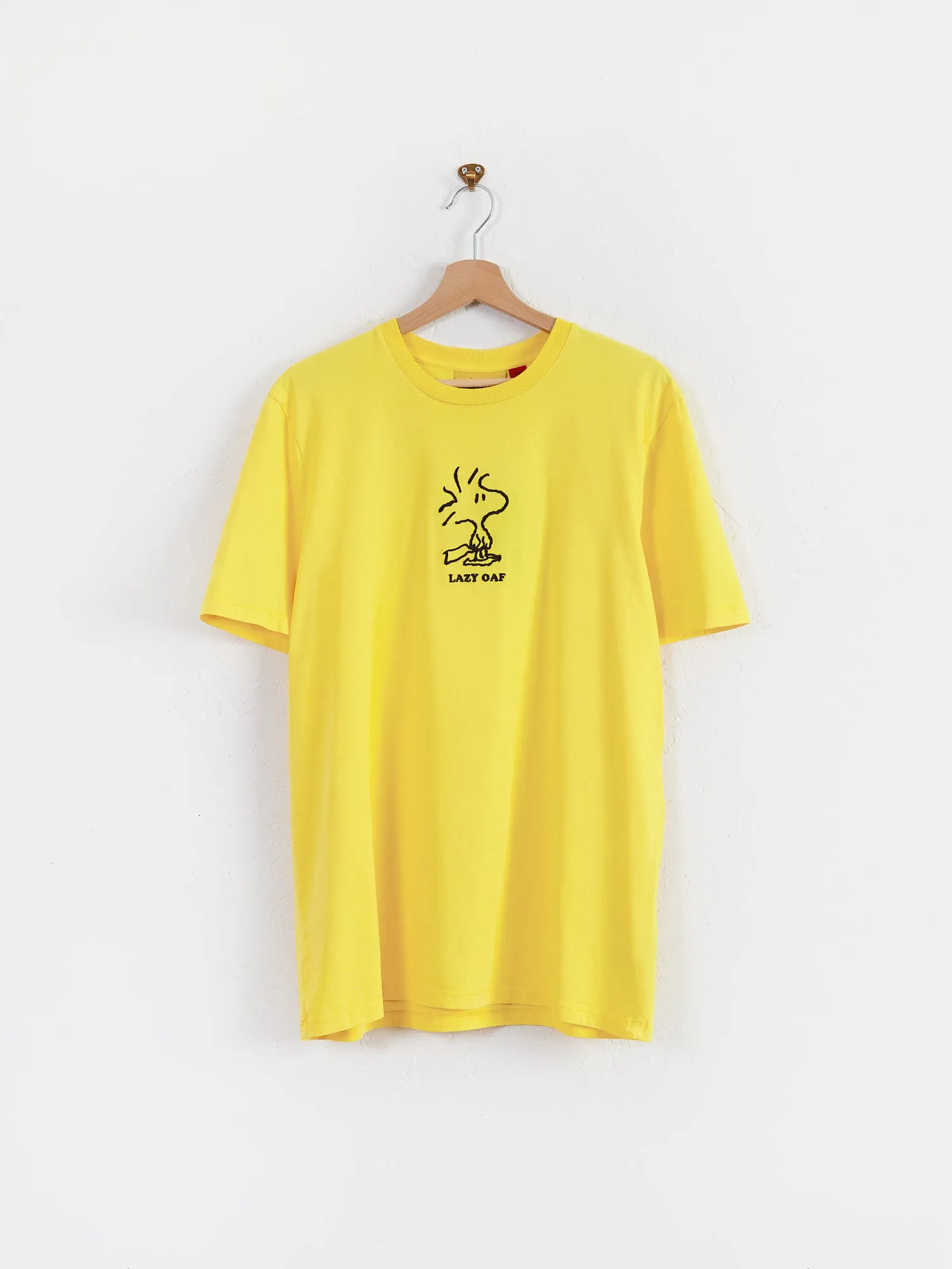 Lazy Oaf x Peanuts Woodstock Yellow T-Shirt sold by Lazy Oaf