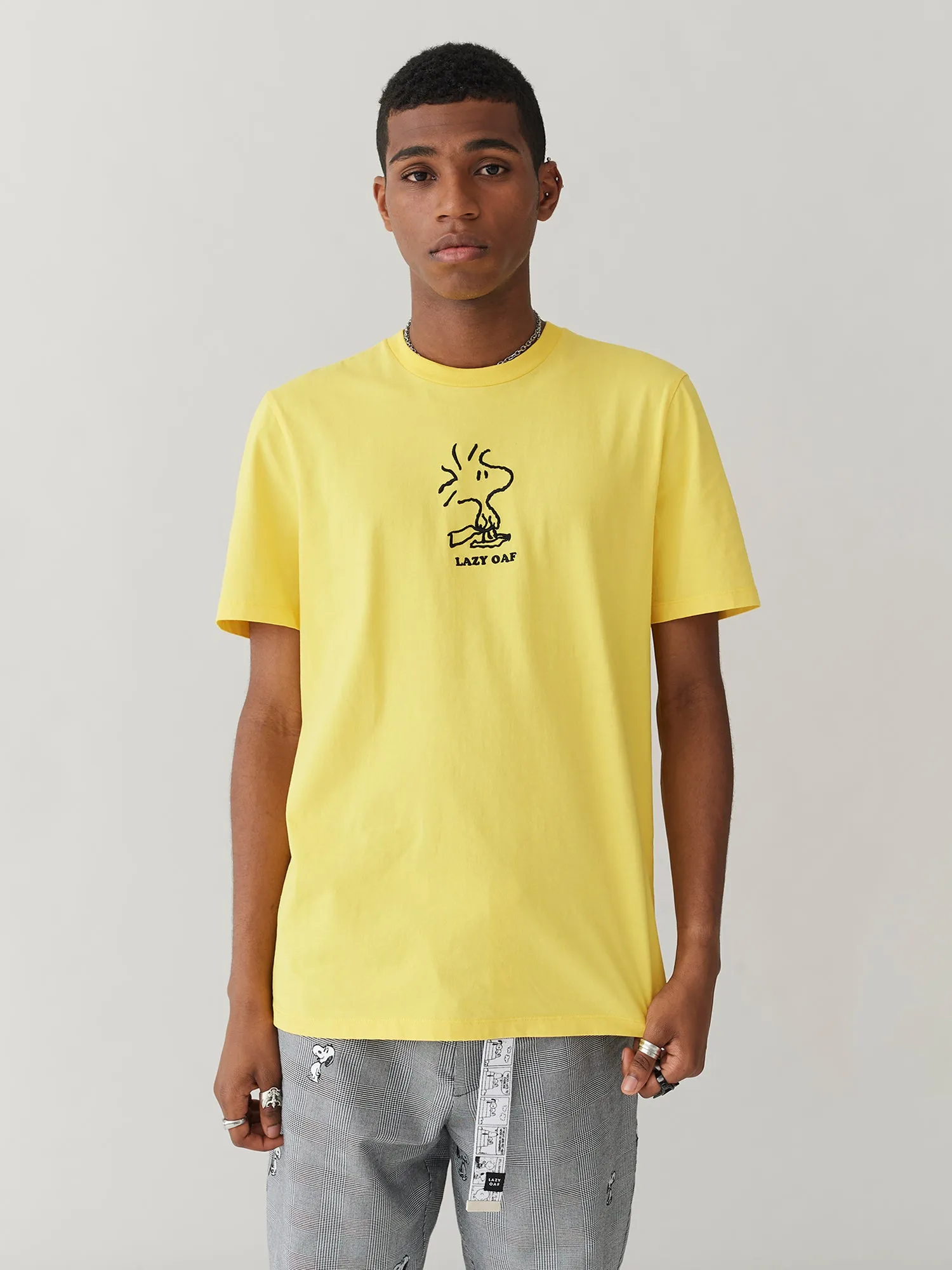 Lazy Oaf x Peanuts Woodstock Yellow T-Shirt sold by Lazy Oaf product image thumbnail 2