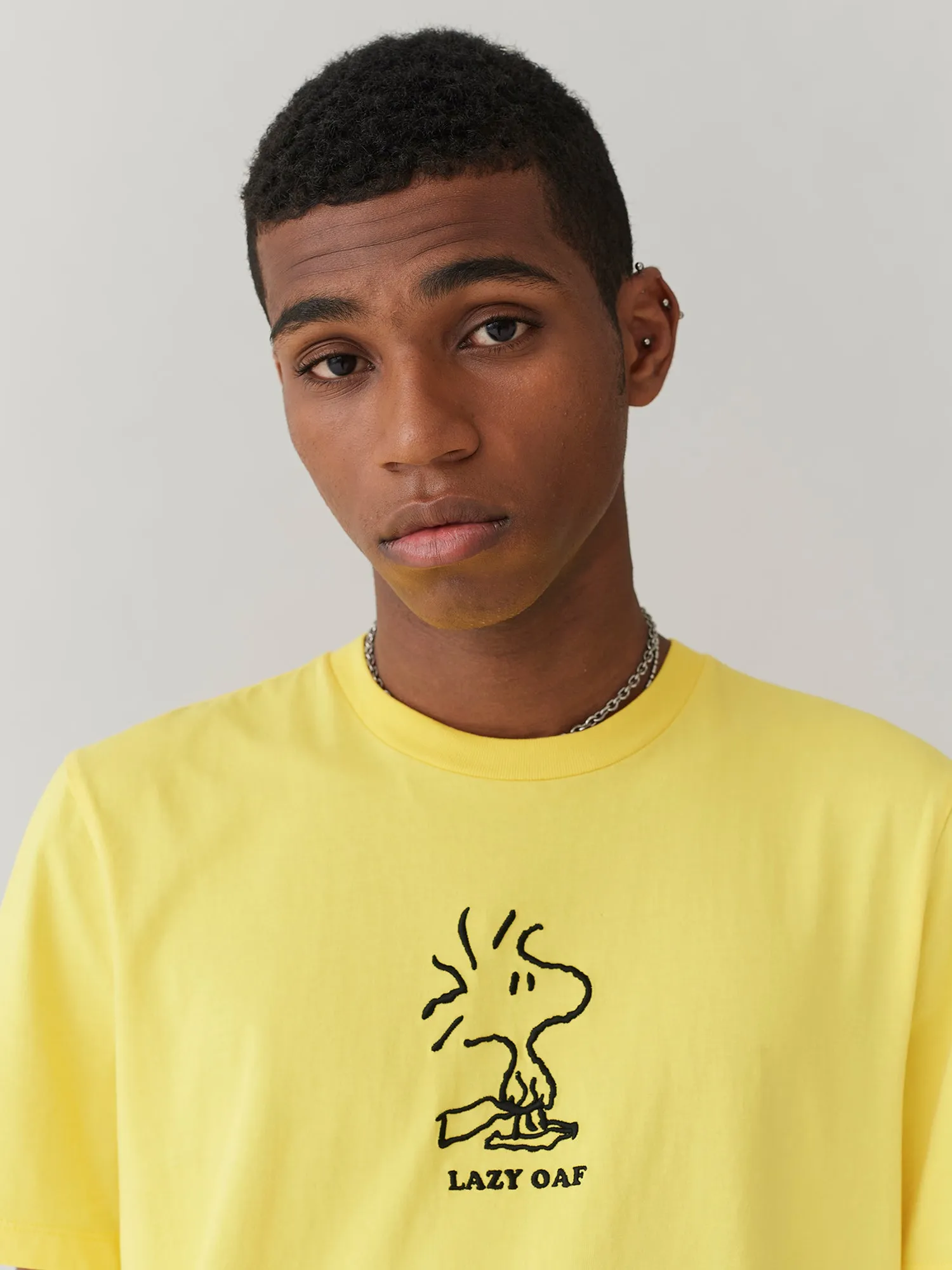 Lazy Oaf x Peanuts Woodstock Yellow T-Shirt sold by Lazy Oaf product image thumbnail 3