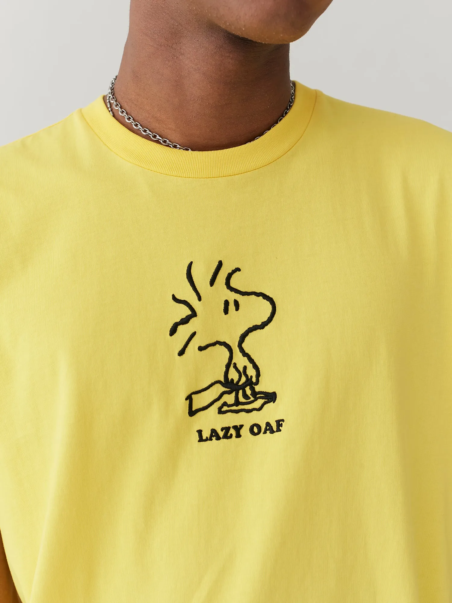 Lazy Oaf x Peanuts Woodstock Yellow T-Shirt sold by Lazy Oaf product image thumbnail 4