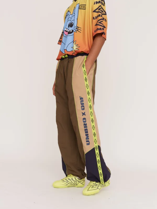 LO x Umbro Wide Leg Layer Pants sold by Lazy Oaf