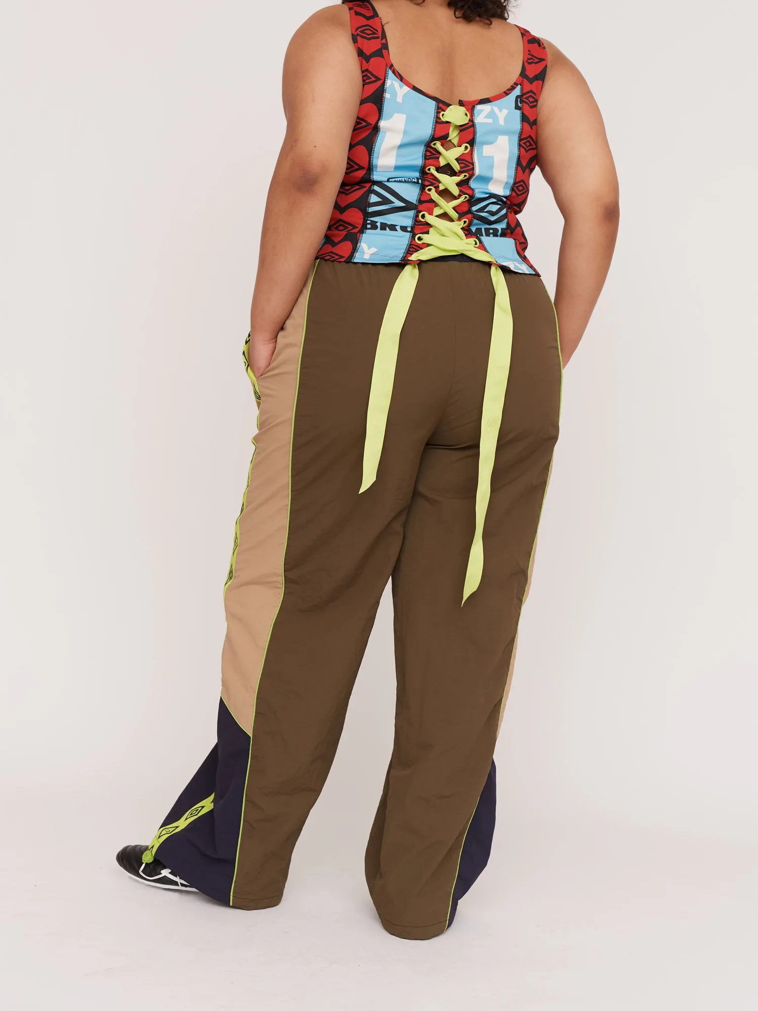 UMBRO■(W)Ribbed Layered Skirt Pants■送料込 UMBRO□(W)Ribbed Layered Skirt Pants□送料込 (UMBRO/ボトムス
