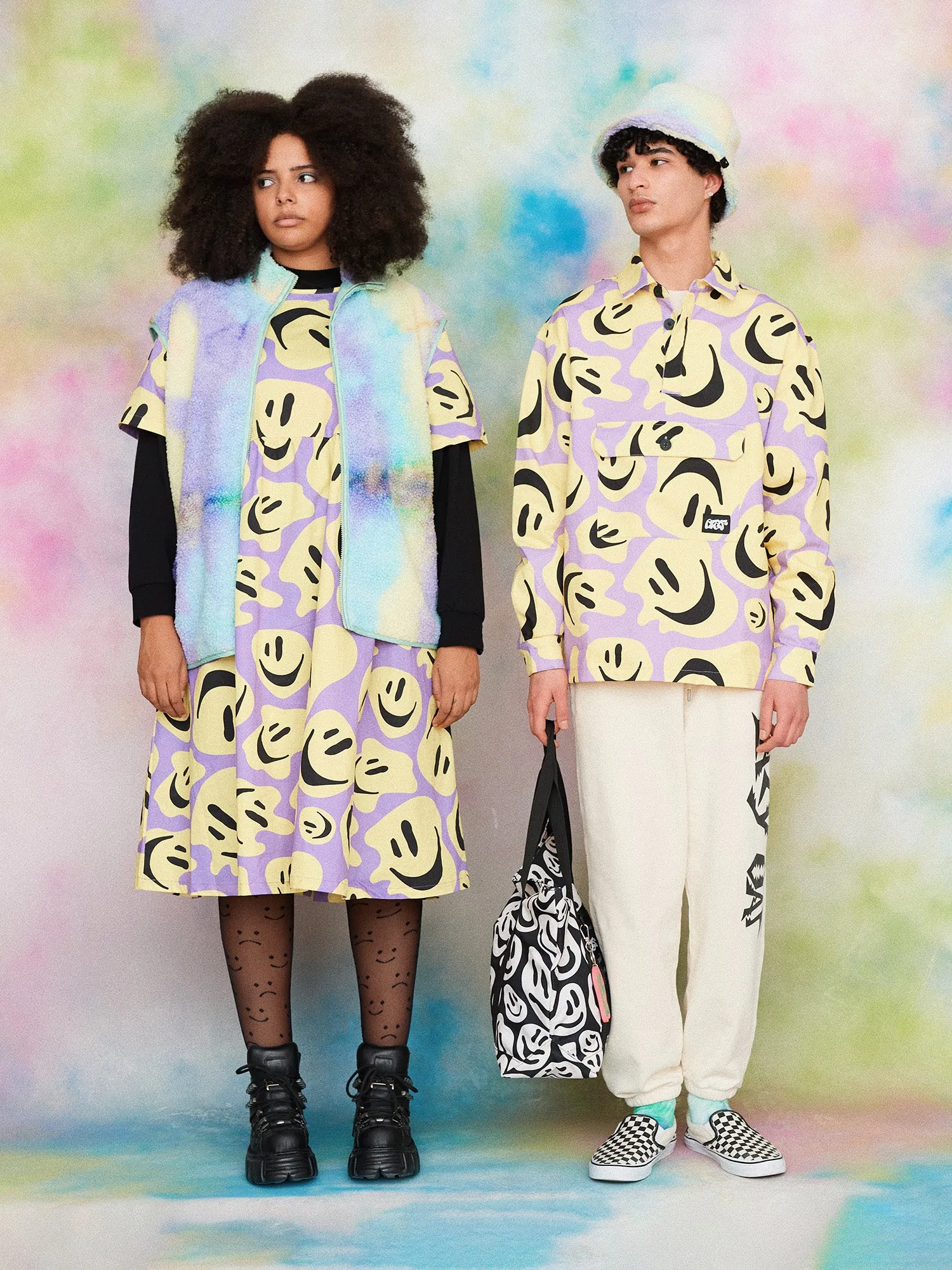 Dream In Colour Fleece Gilet sold by Lazy Oaf product image thumbnail 4