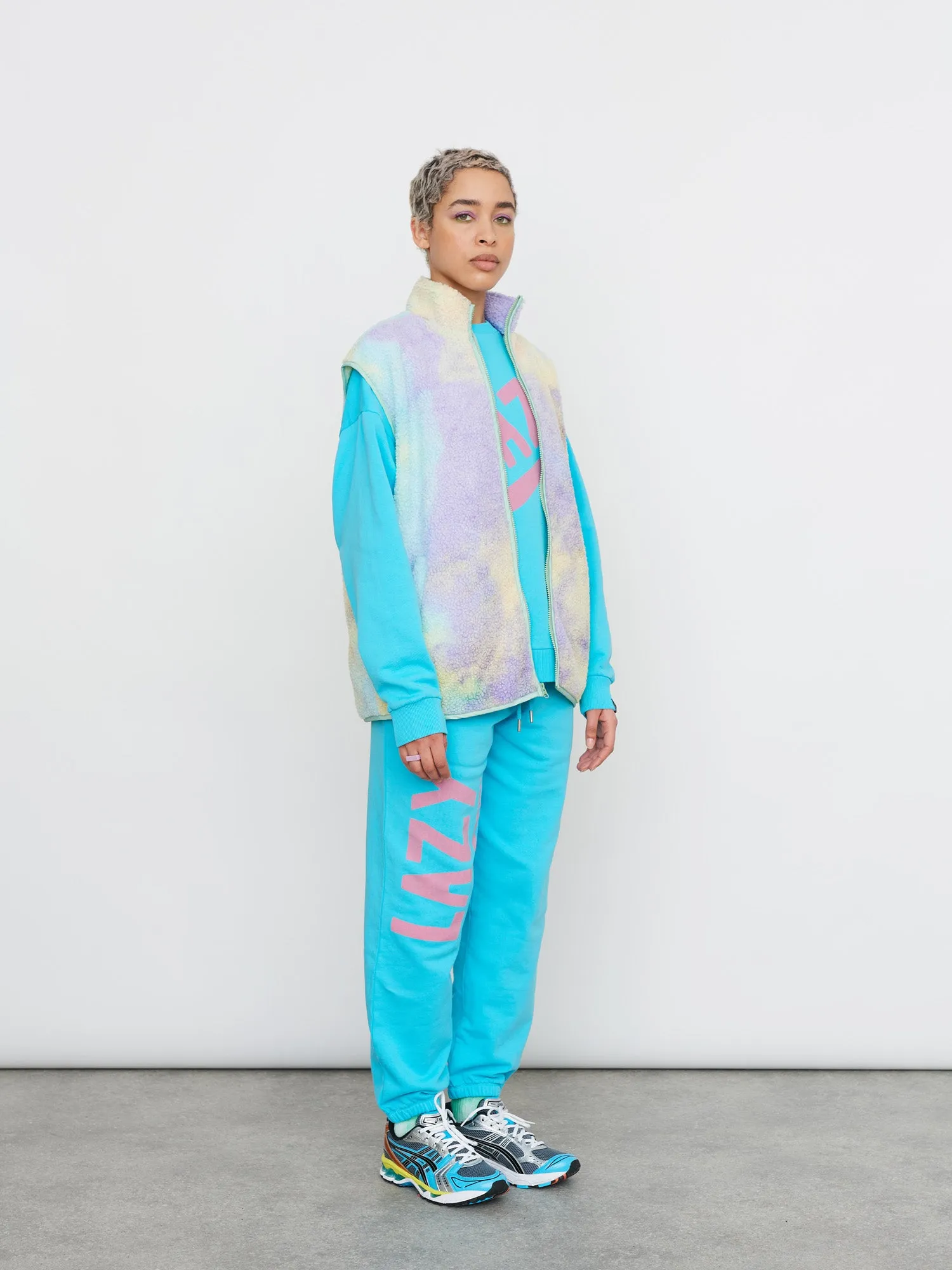Dream In Colour Fleece Gilet sold by Lazy Oaf product image thumbnail 5