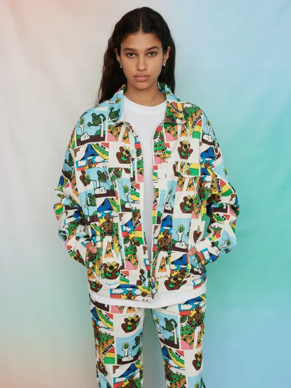 Lazy Oaf King Owusu Denim Jacket sold by Lazy Oaf