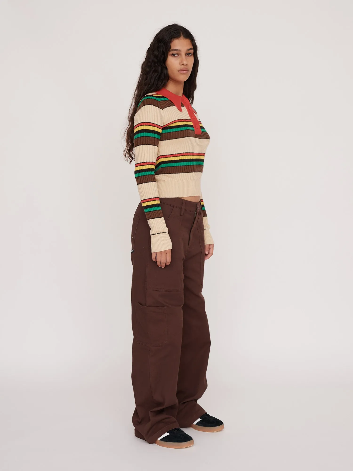 Smokey Brown Carpenter Pants sold by Lazy Oaf product image thumbnail 4