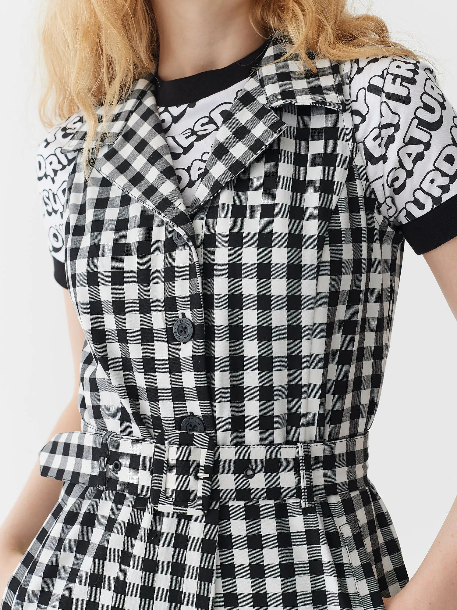 Lazy Oaf Gingham Role Playsuit sold by Lazy Oaf product image thumbnail 4