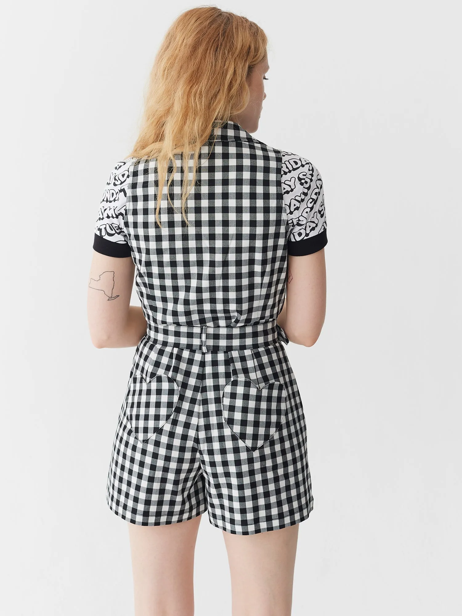Lazy Oaf Gingham Role Playsuit sold by Lazy Oaf product image thumbnail 5