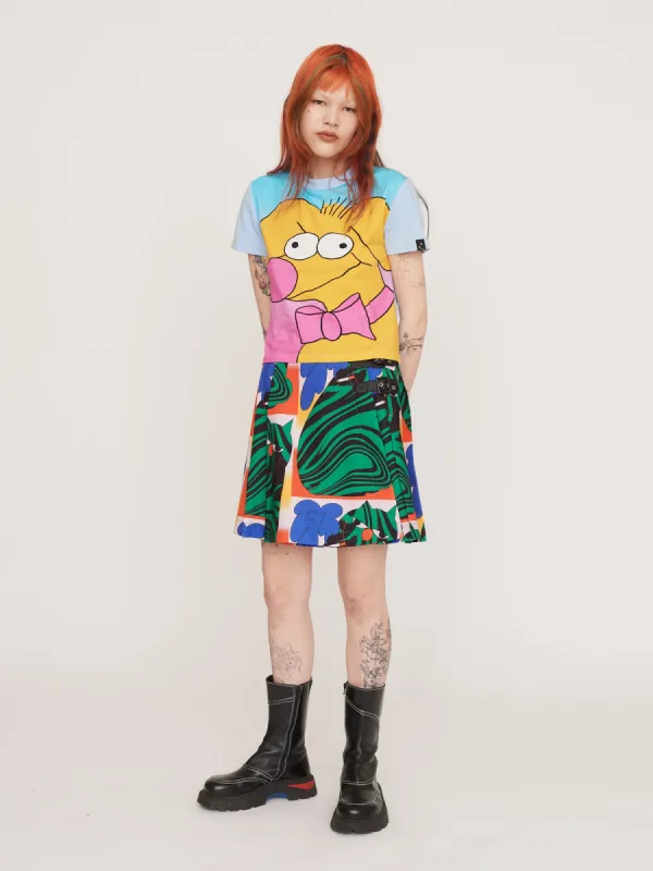LO x Angela Kirkwood Mini Kilt sold by Lazy Oaf