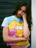 LO x Angela Kirkwood Fitted Tee sold by Lazy Oaf