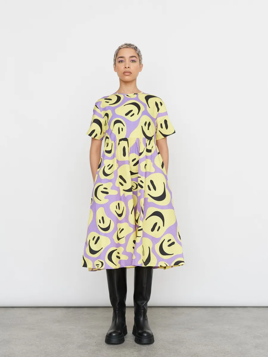 All The Smiles Smock Dress sold by Lazy Oaf