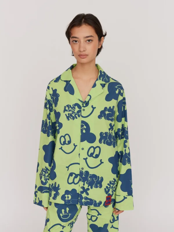 LO x Lush Pyjama Shirt sold by Lazy Oaf