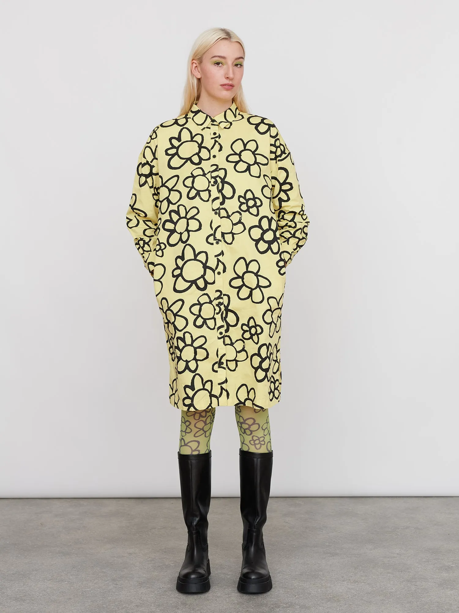 Fresh As A Daisy Shirt Dress sold by Lazy Oaf product image thumbnail 3