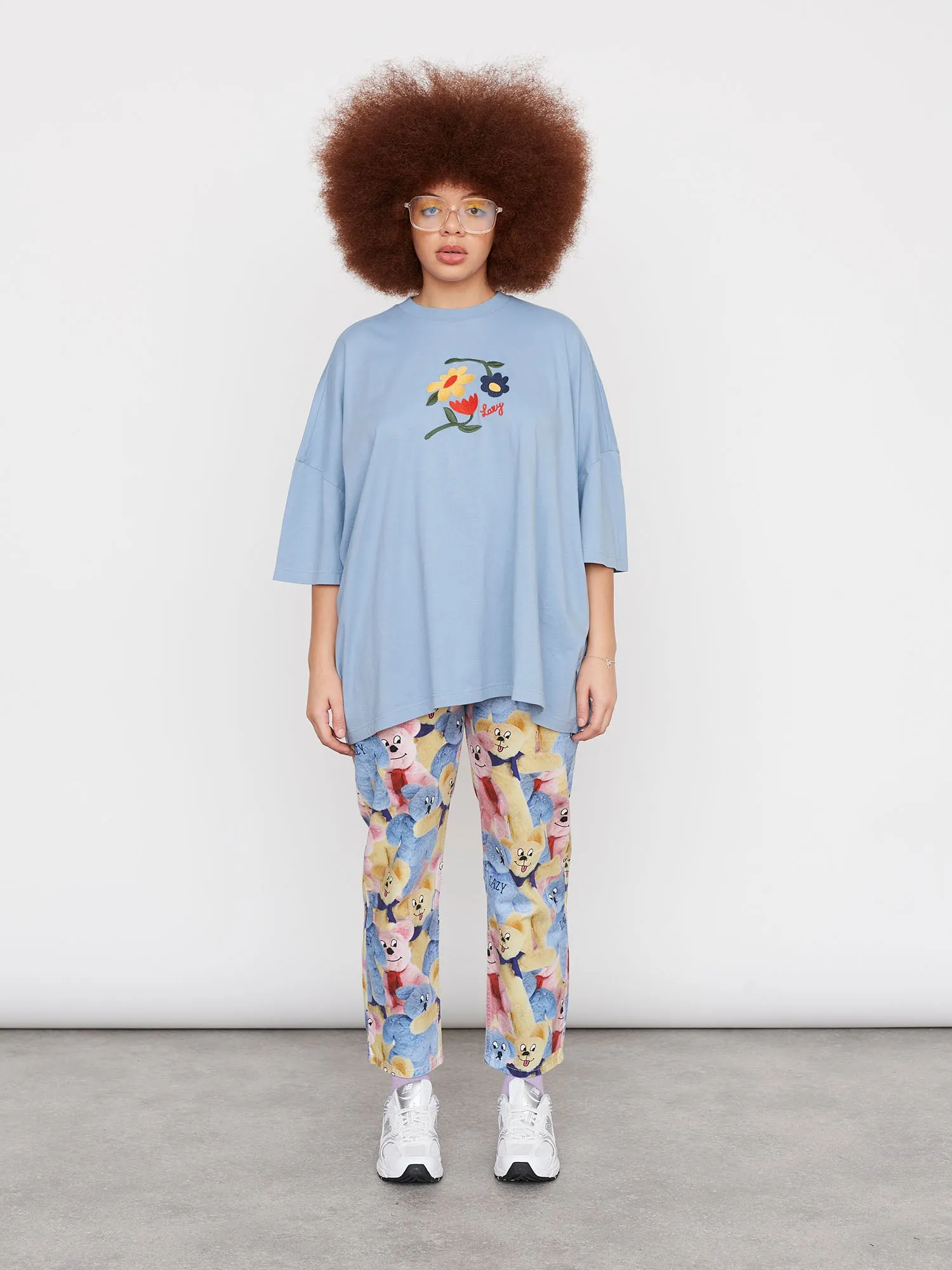 Lazy Oaf Once And Floral Big Square T-Shirt sold by Lazy Oaf product image thumbnail 2
