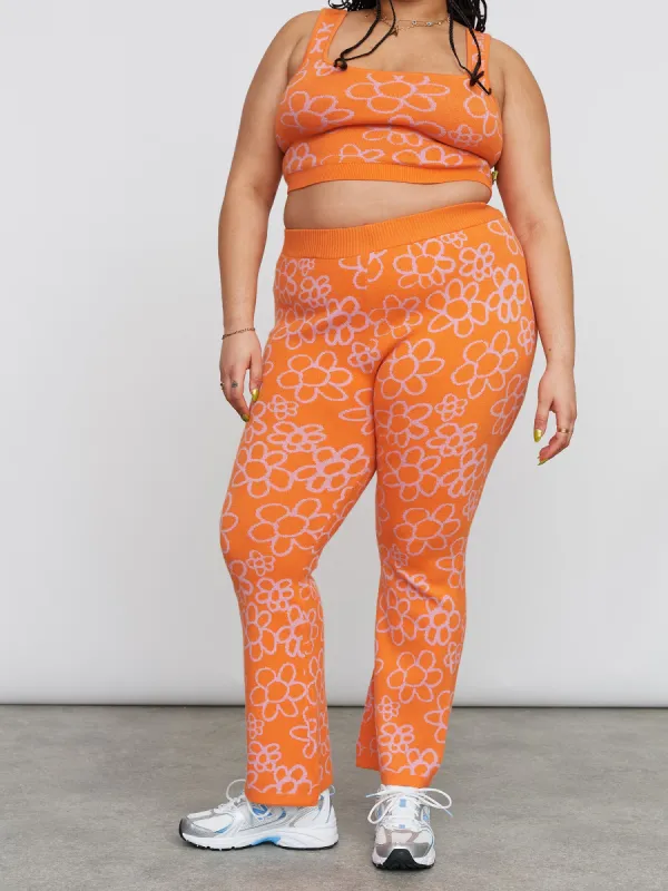 Fruit Salad Knitted Flares sold by Lazy Oaf