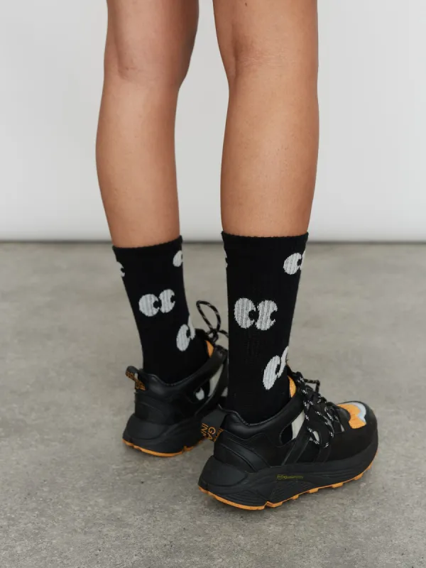 Side Eye Socks sold by Lazy Oaf