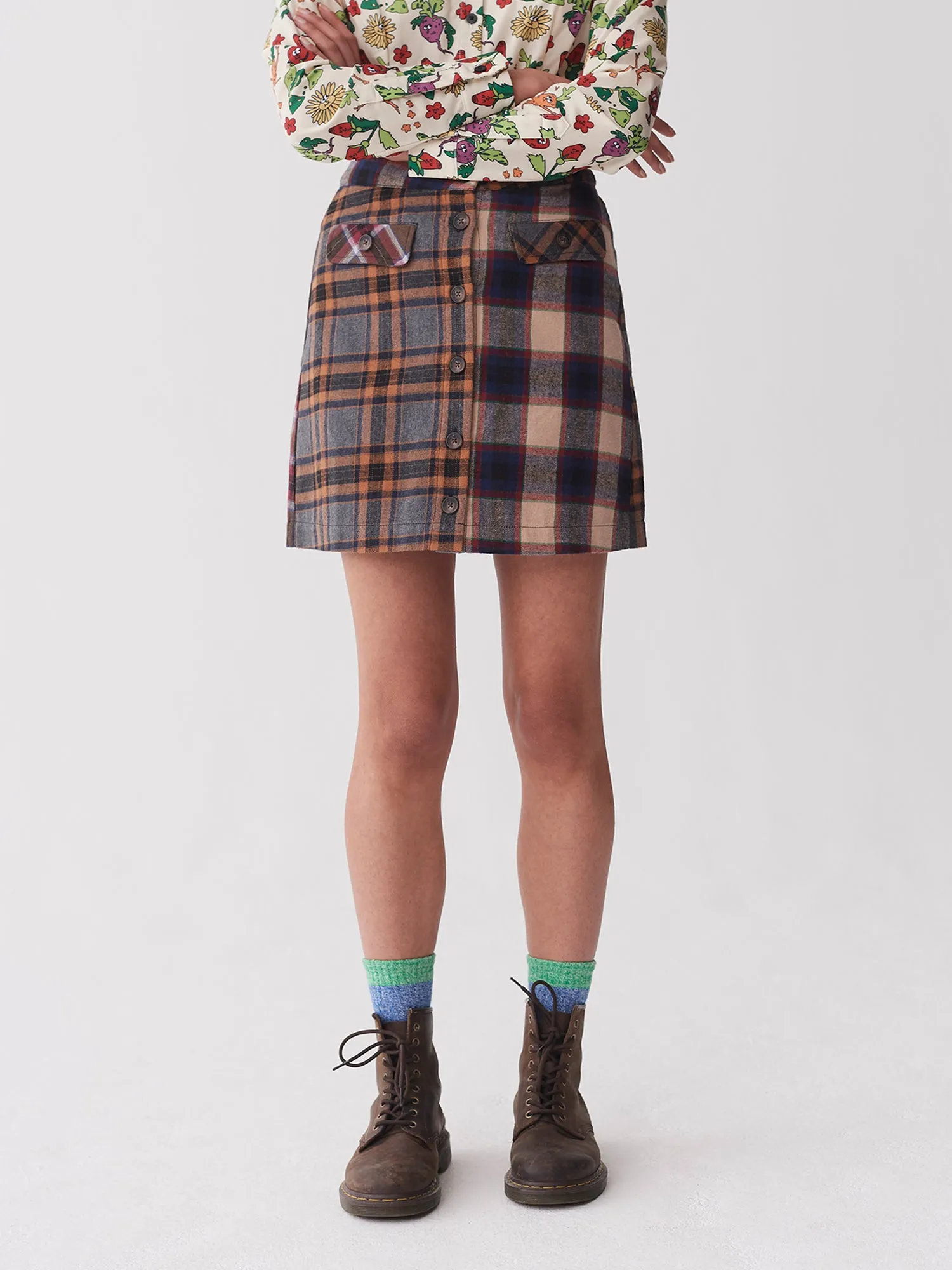 Lazy Oaf Button Up Mini Skirt sold by Lazy Oaf product image thumbnail 3