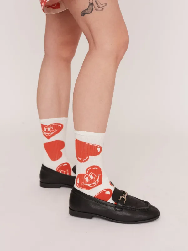 Happy Heart Socks sold by Lazy Oaf