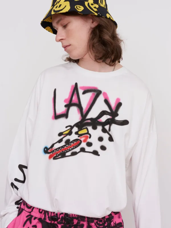 Lazy Oaf Bad Dalmation Long Sleeve T-shirt sold by Lazy Oaf