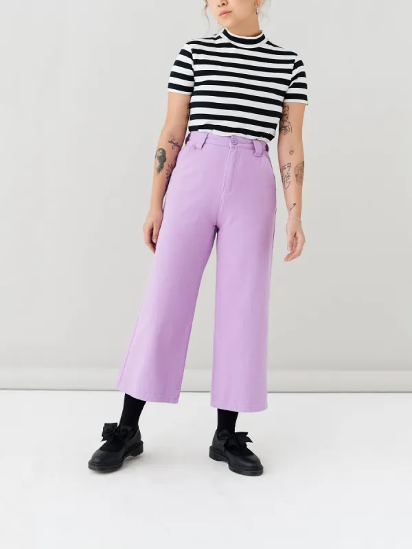 LO Work Pants - Lilac sold by Lazy Oaf