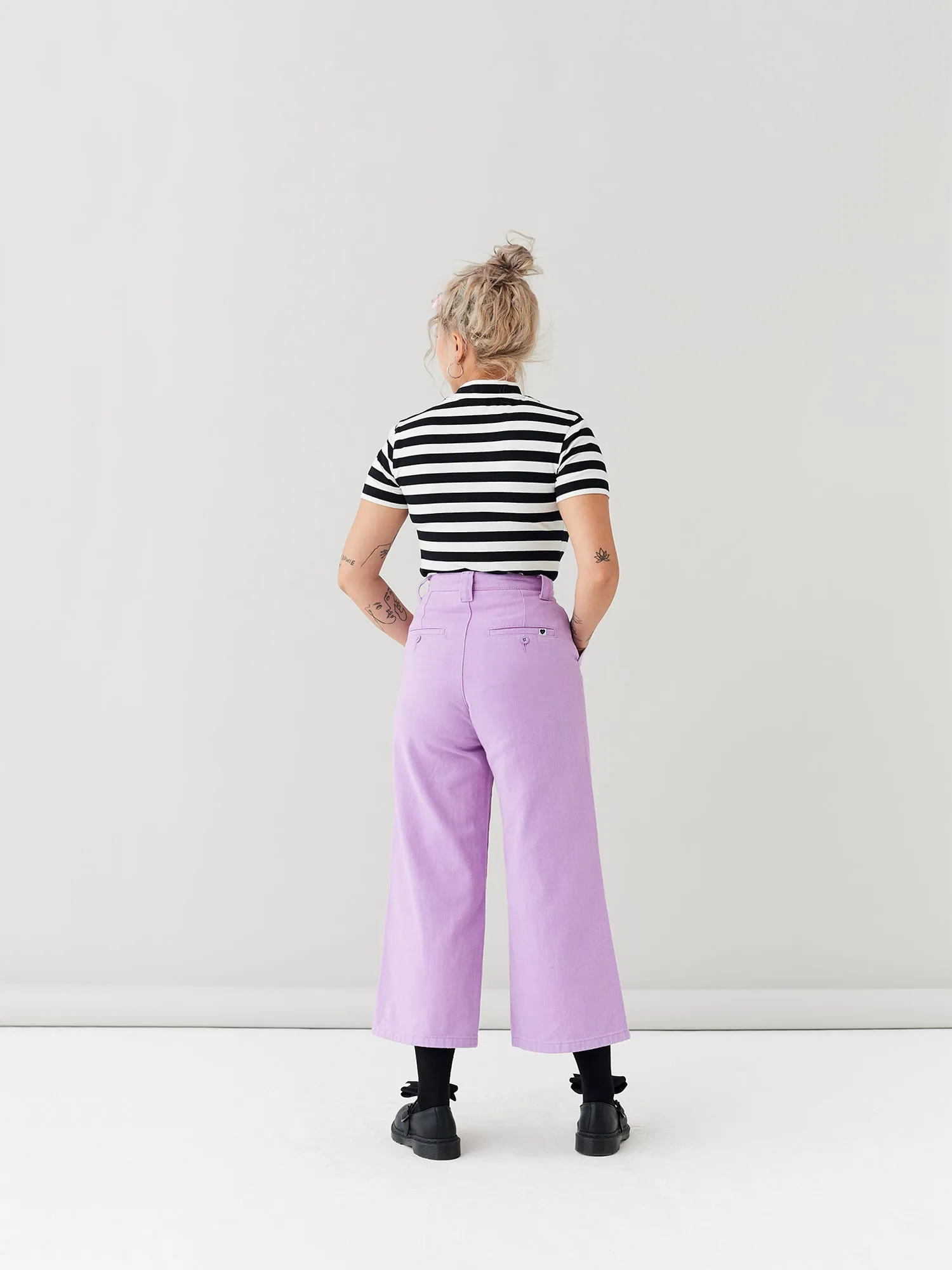 LO Work Pants - Lilac sold by Lazy Oaf product image thumbnail 4