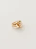 LO x Good Daze Spinner Happy Sad Ring Gold sold by Lazy Oaf