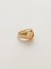 LO x Good Daze Spinner Happy Sad Ring Gold sold by Lazy Oaf