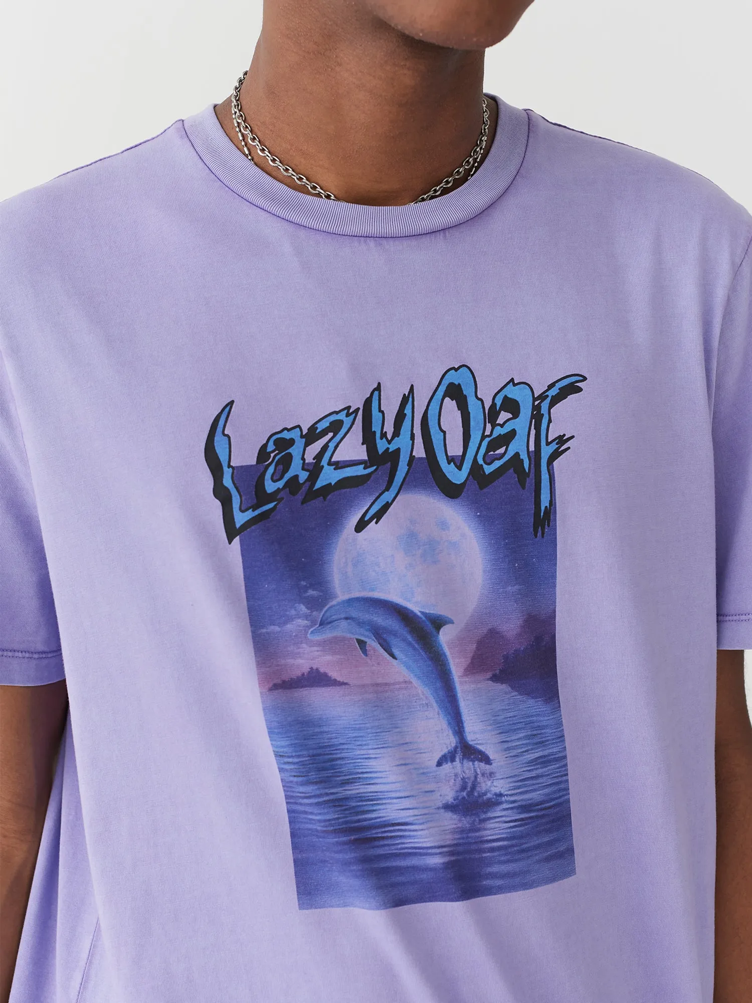 Lazy Oaf Over The Moon Dolphin T-Shirt sold by Lazy Oaf product image thumbnail 4