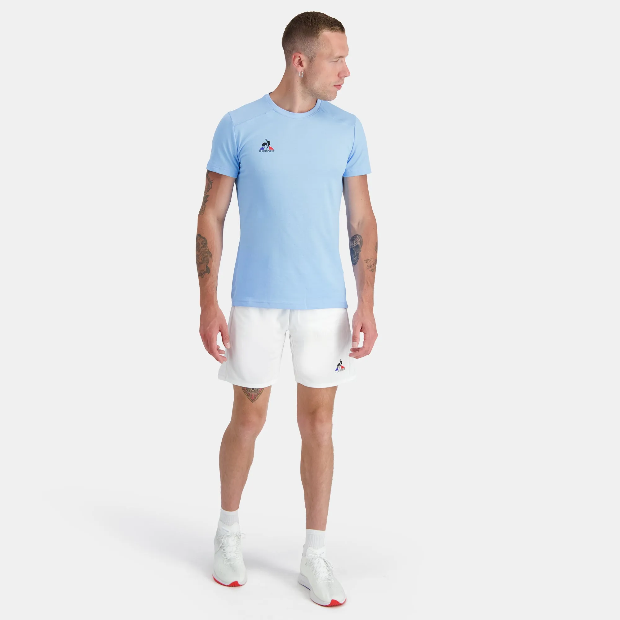 2320134-TENNIS Tee SS N°4 M fly blue | T-shirt Homme sold by Le Coq Sportif product image thumbnail 5