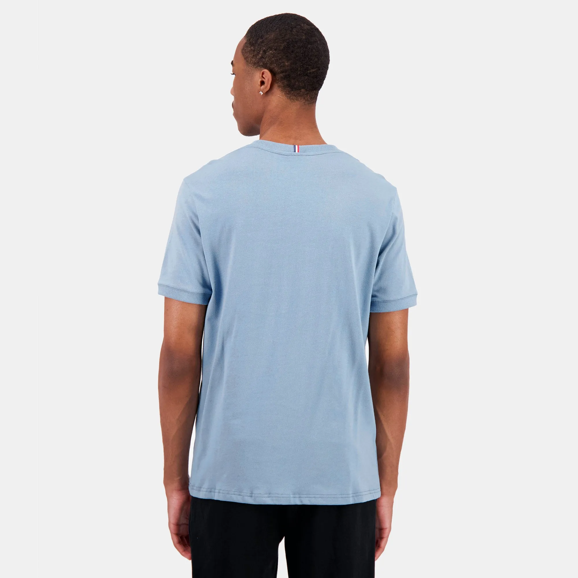 2422670-ESS T/T Tee SS N°1 M faded denim | T-shirt Homme sold by Le Coq Sportif product image thumbnail 2