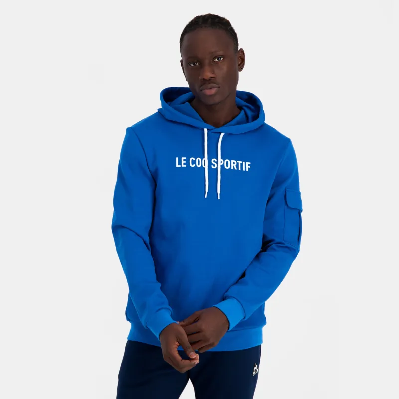 2410217-SAISON 1 Hoody N°1 M lapis blue | Sweat à capuche Unisexe sold by Le Coq Sportif