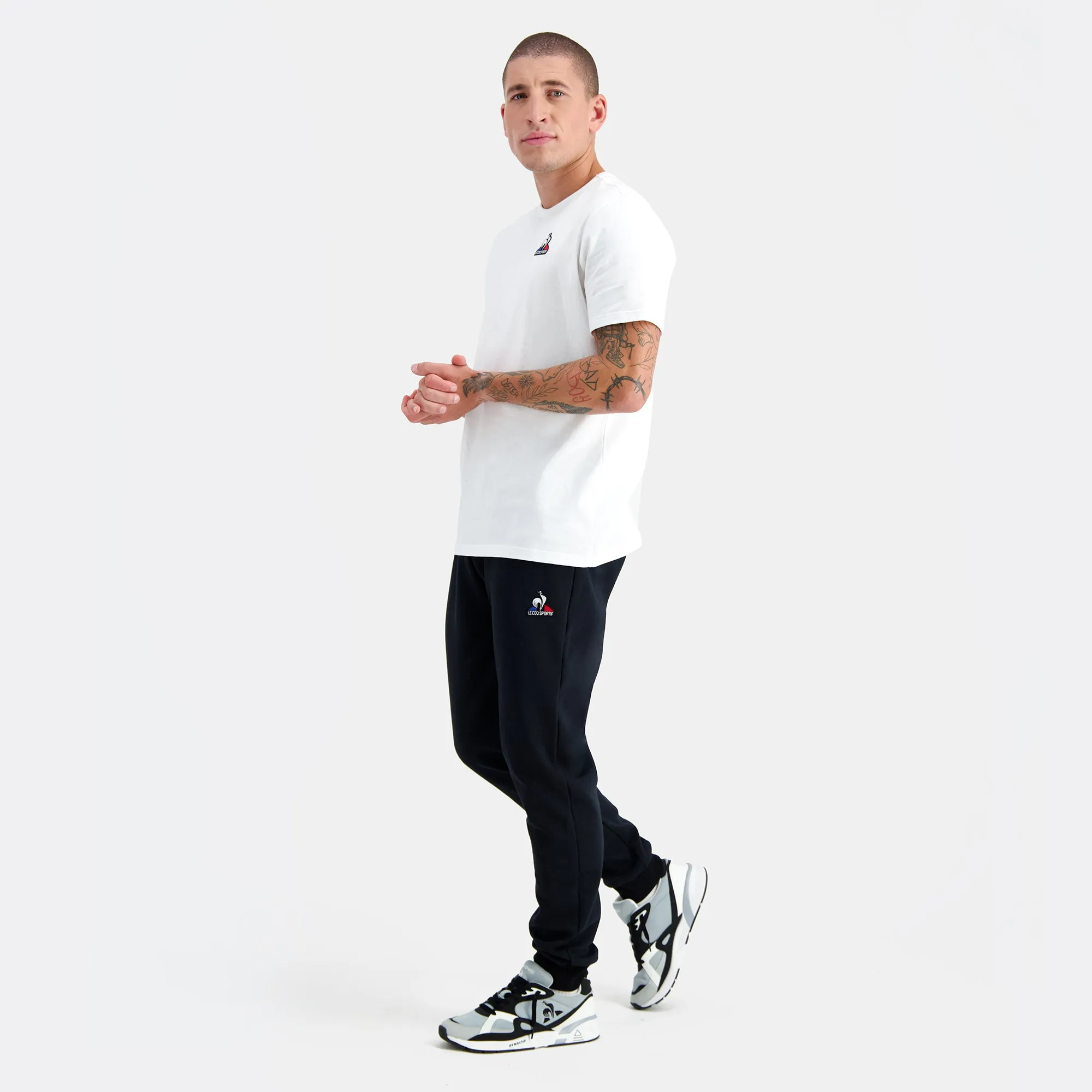 2310568-ESS Pant Regular N°4 M black | Pantalon Regular noir Homme sold by Le Coq Sportif product image thumbnail 5