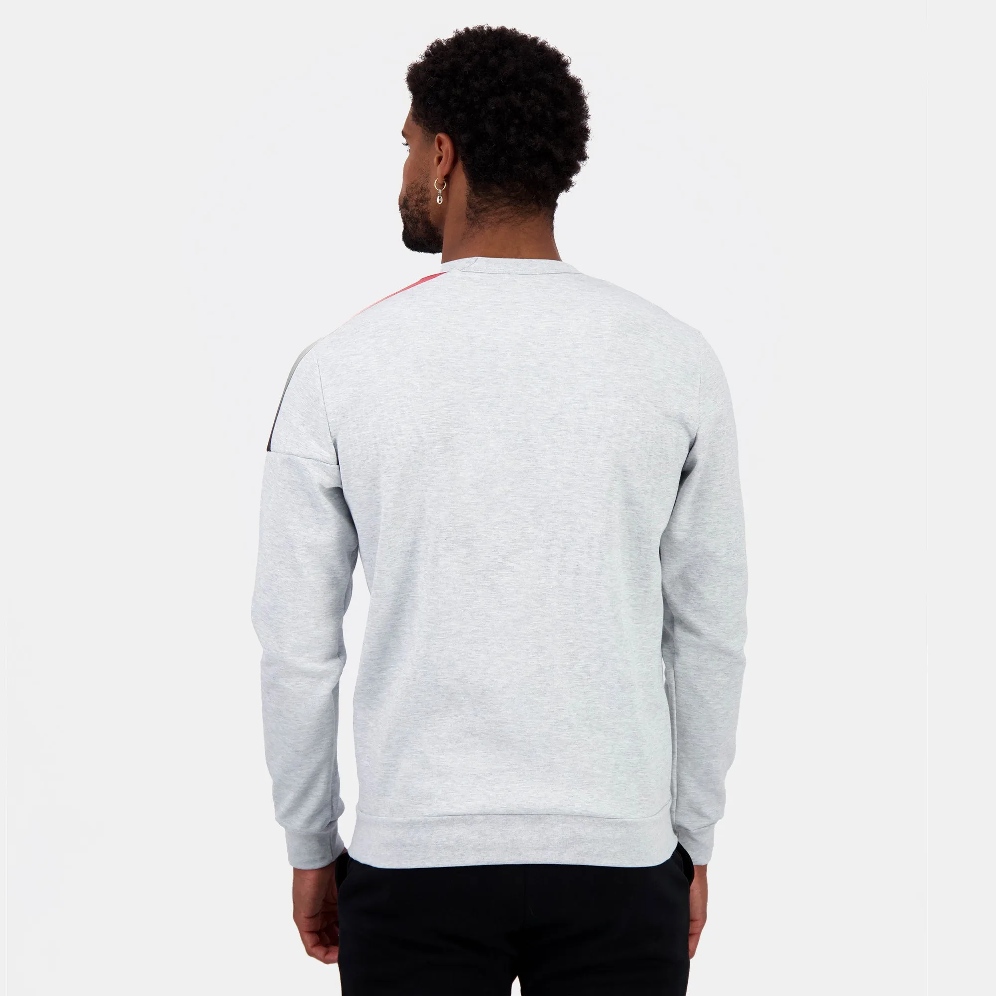 2423039-OGC NICE FANWEAR Crew Sweat N°2 M gris c | Sweat col rond Unisexe sold by Le Coq Sportif product image thumbnail 4