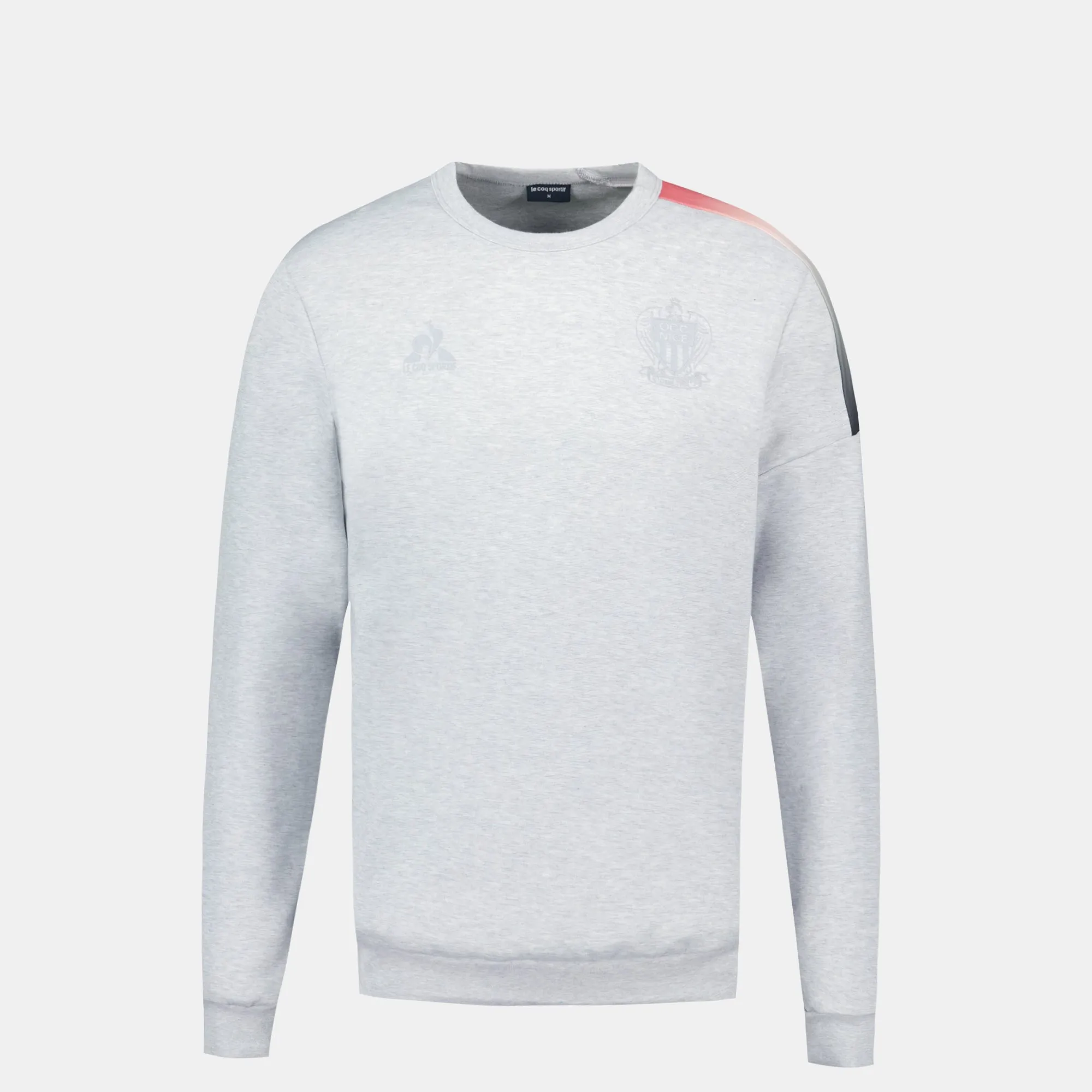 2423039-OGC NICE FANWEAR Crew Sweat N°2 M gris c | Sweat col rond Unisexe sold by Le Coq Sportif product image thumbnail 2