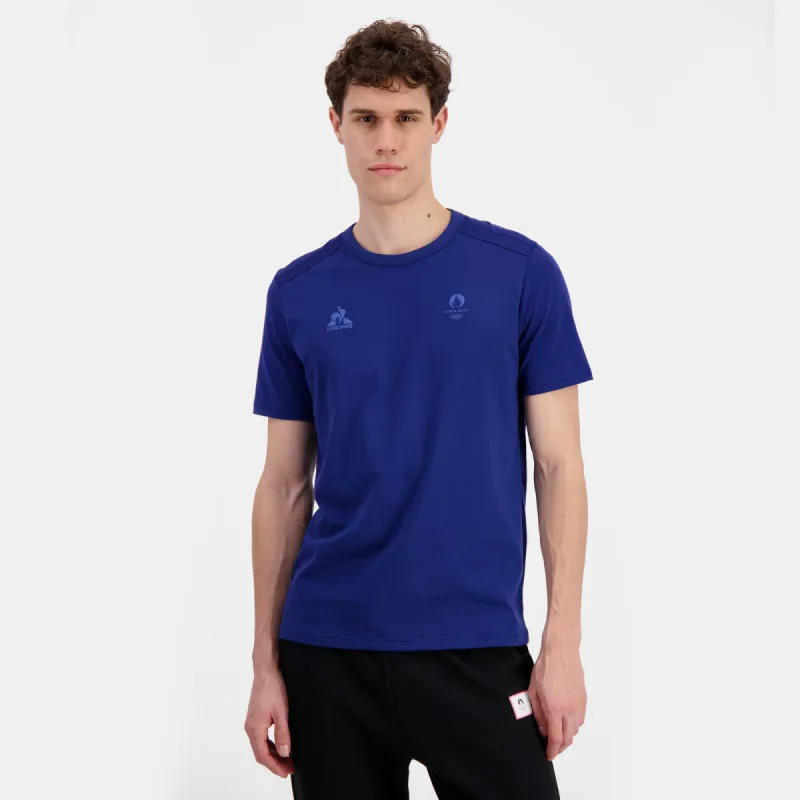 2411133-ESS P24 Tee SS N°2 M blue depths | T-shirt Homme sold by Le Coq Sportif