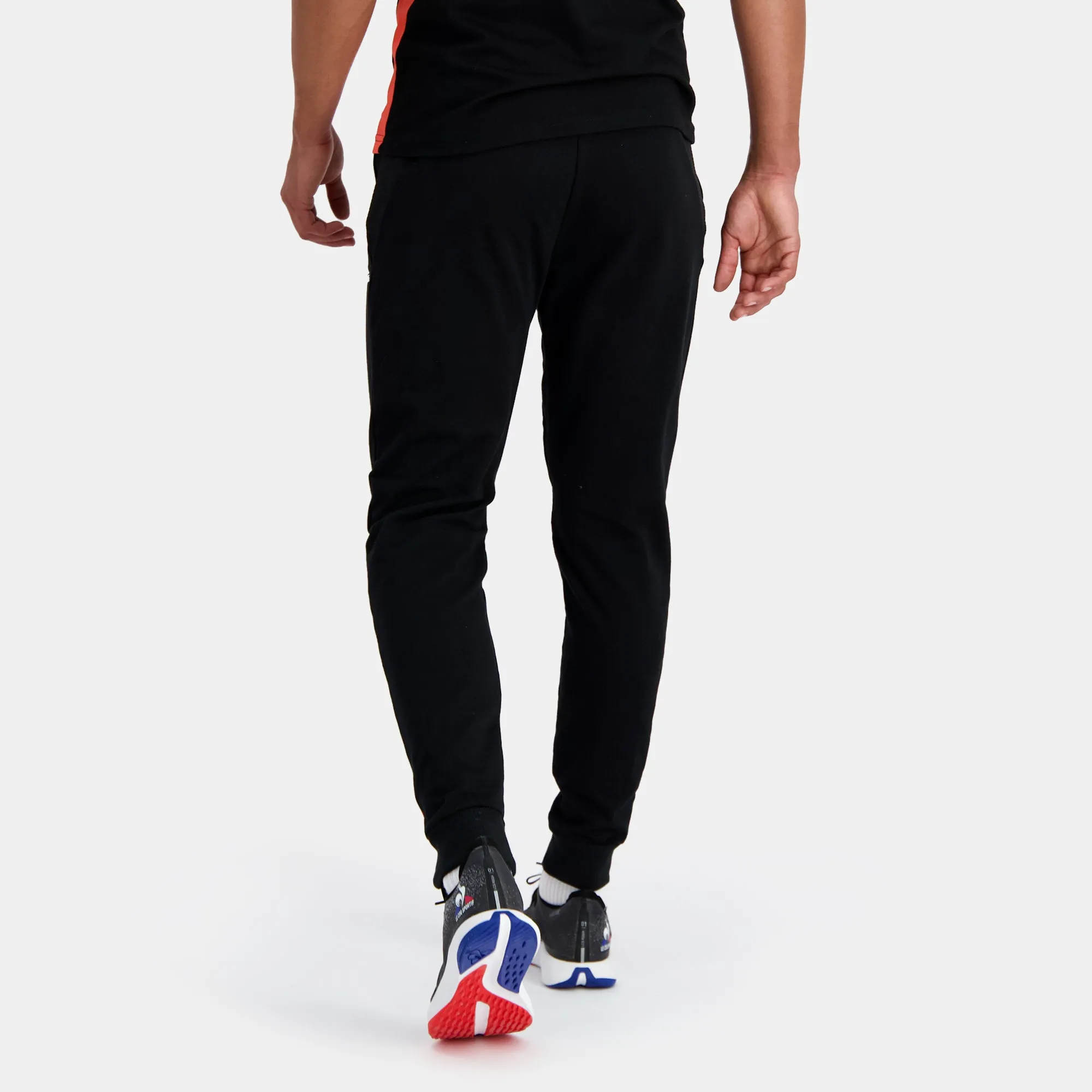 2410231-TRAINING SP Pant Regular N°2 M black/ora | Pantalon Homme sold by Le Coq Sportif product image thumbnail 4