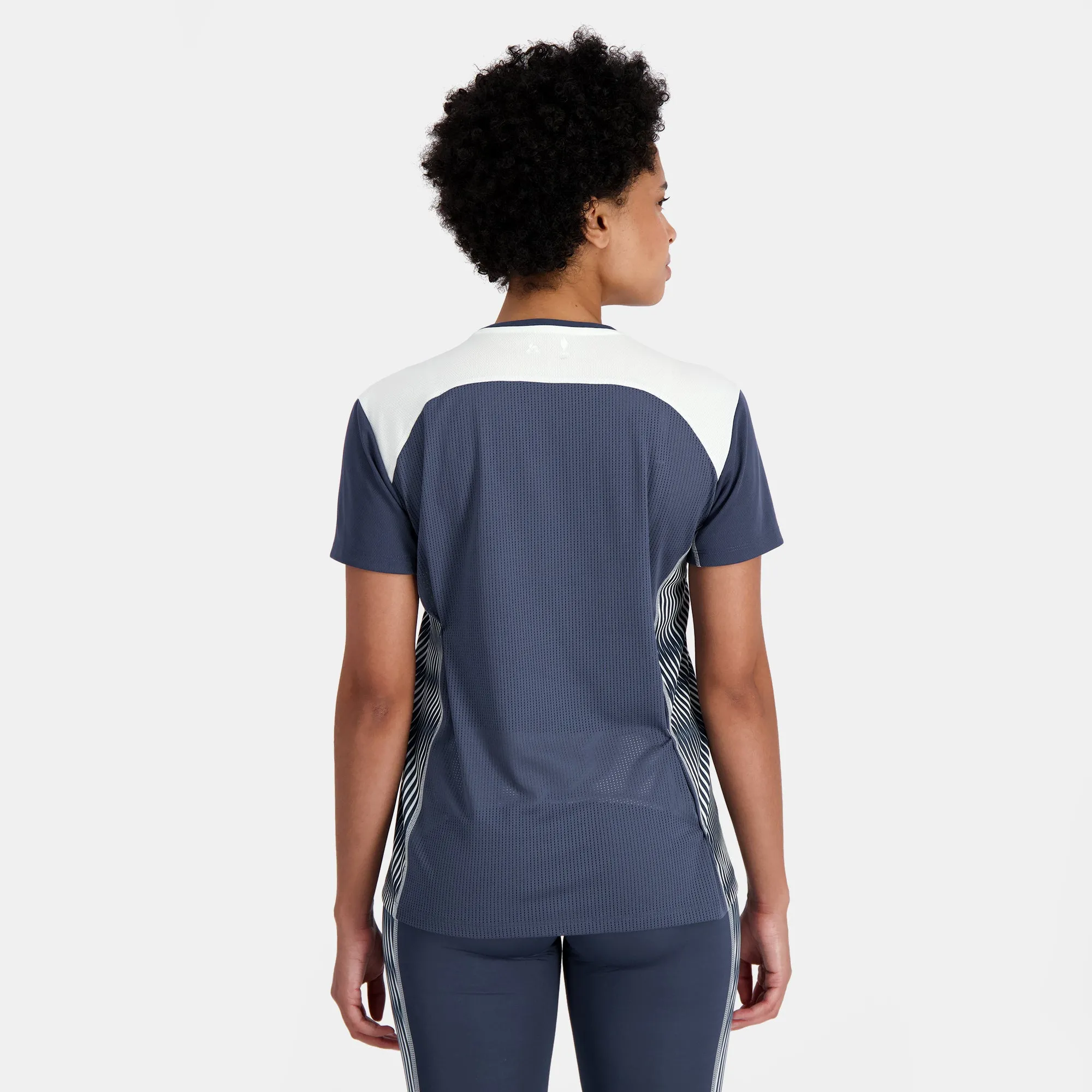 2410098-O TRAINING Tee SS N°2 W insignia blue | T-shirt Équipe de France Femme sold by Le Coq Sportif product image thumbnail 4