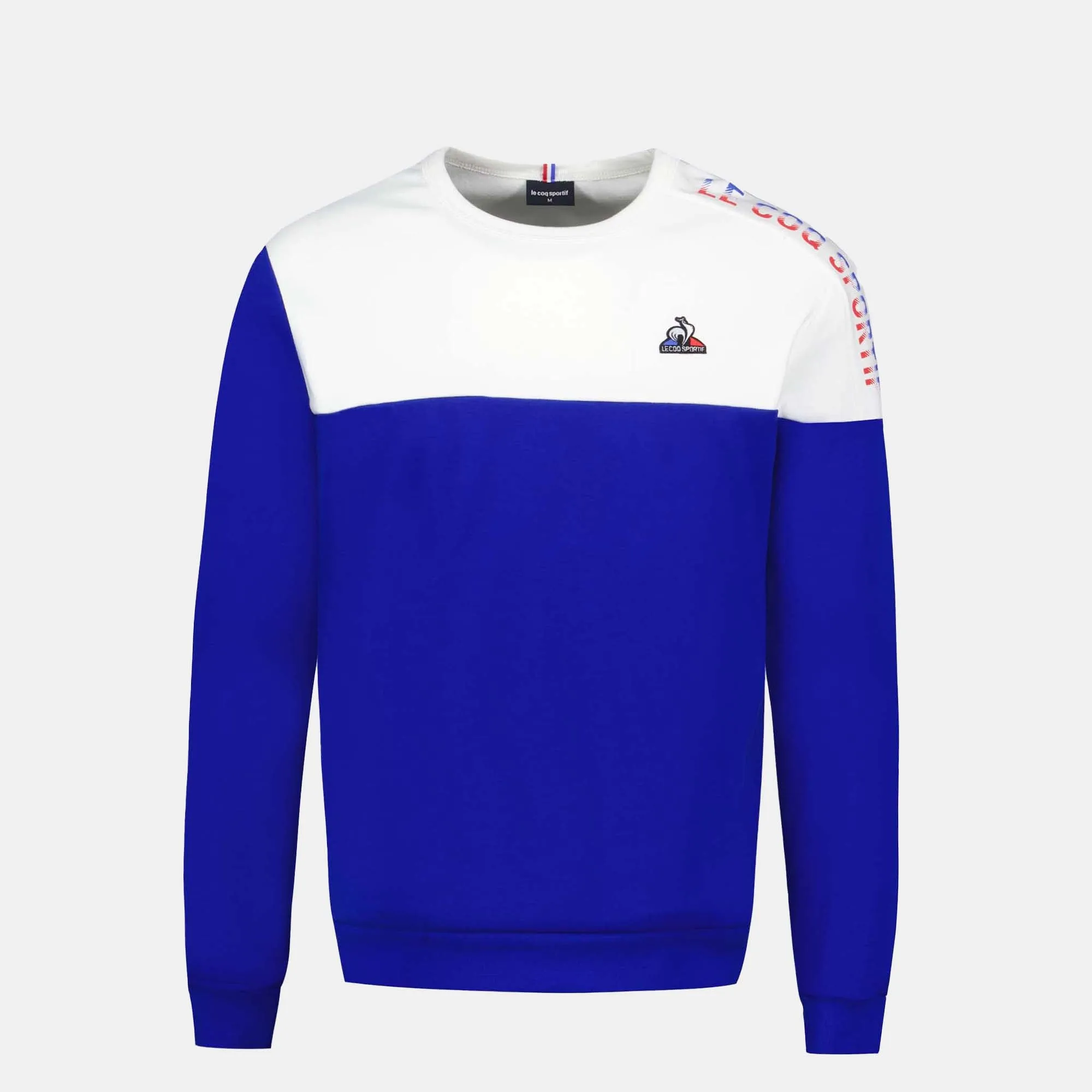 2410206-TRI Crew Sweat N°1 M new optical white/b | Sweat col rond Unisexe sold by Le Coq Sportif product image thumbnail 2