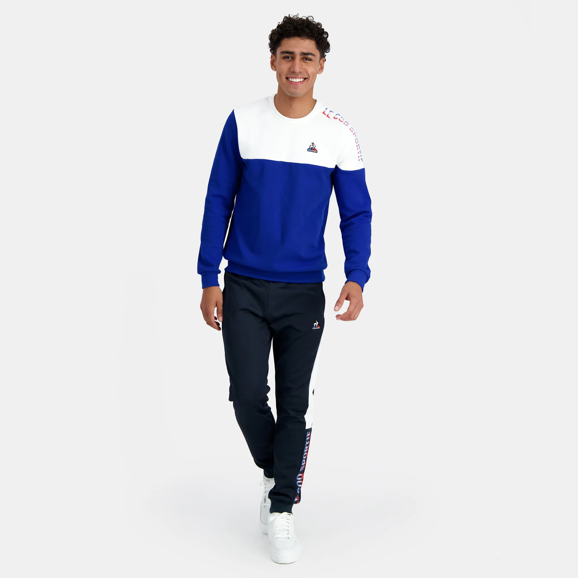 2410206-TRI Crew Sweat N°1 M new optical white/b | Sweat col rond Unisexe sold by Le Coq Sportif product image thumbnail 5