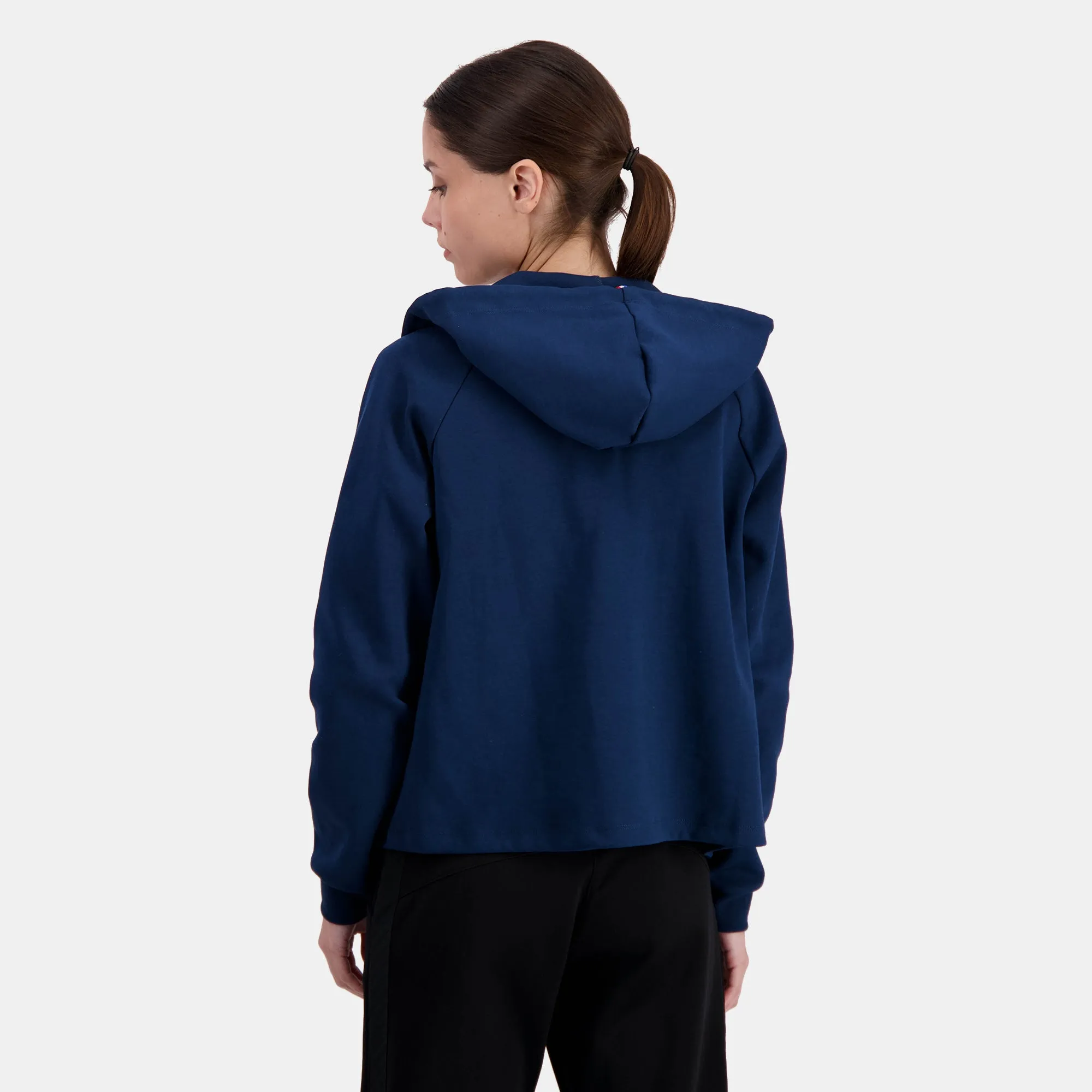 2422063-ESS FZ Hoody N°1 W victory blue | Sweat zippé à capuche Femme sold by Le Coq Sportif product image thumbnail 4