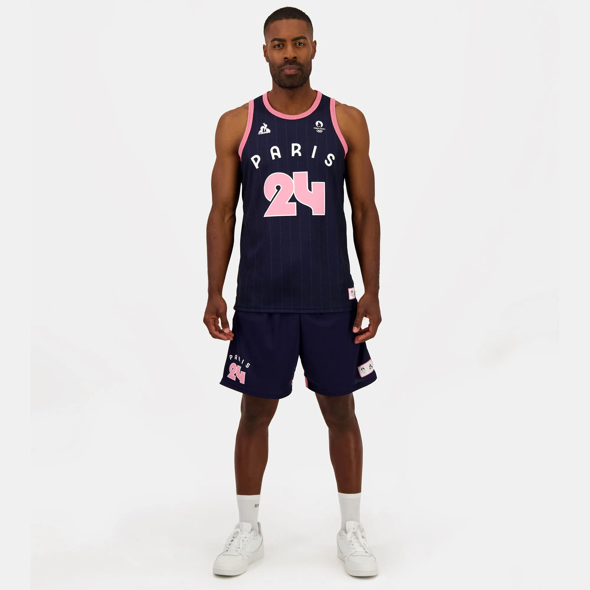 2410615-BASKET P24 Débardeur N°1 M bleu nuit | Débardeur Basketball Homme sold by Le Coq Sportif product image thumbnail 5