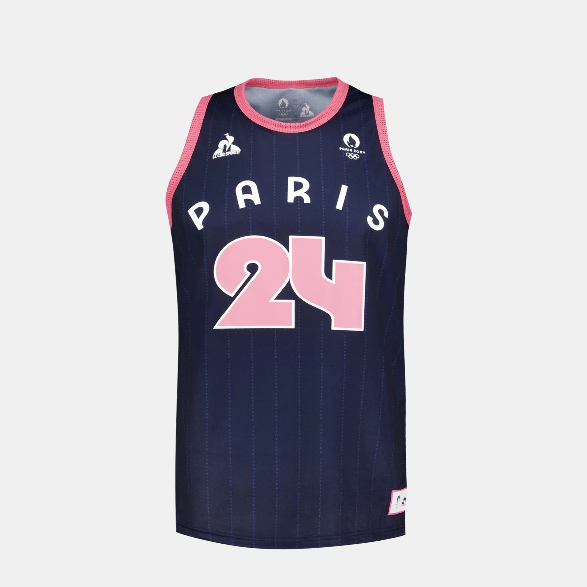 2410615-BASKET P24 Débardeur N°1 M bleu nuit | Débardeur Basketball Homme sold by Le Coq Sportif product image thumbnail 2