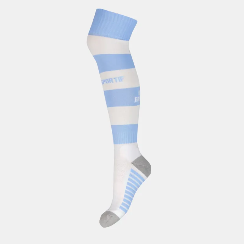 2320303-AB Pro Socks new optical white/fly blue | Chaussettes pro Home officielles Aviron Bayonnais made by Le Coq Sportif