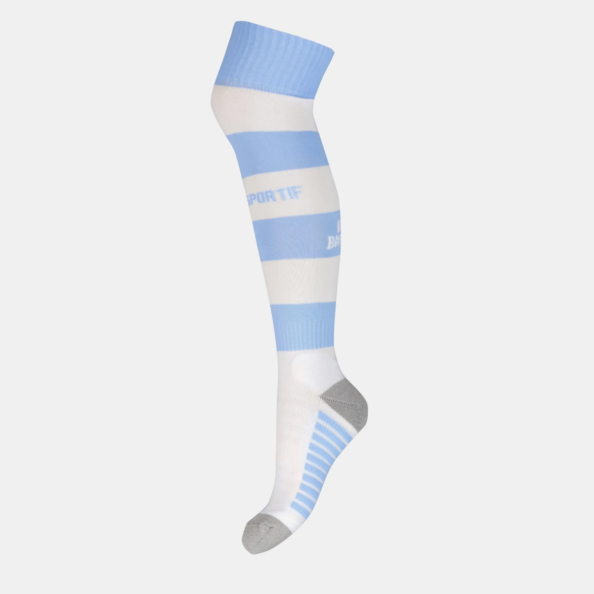2320303-AB Pro Socks new optical white/fly blue | Chaussettes pro Home officielles Aviron Bayonnais sold by Le Coq Sportif
