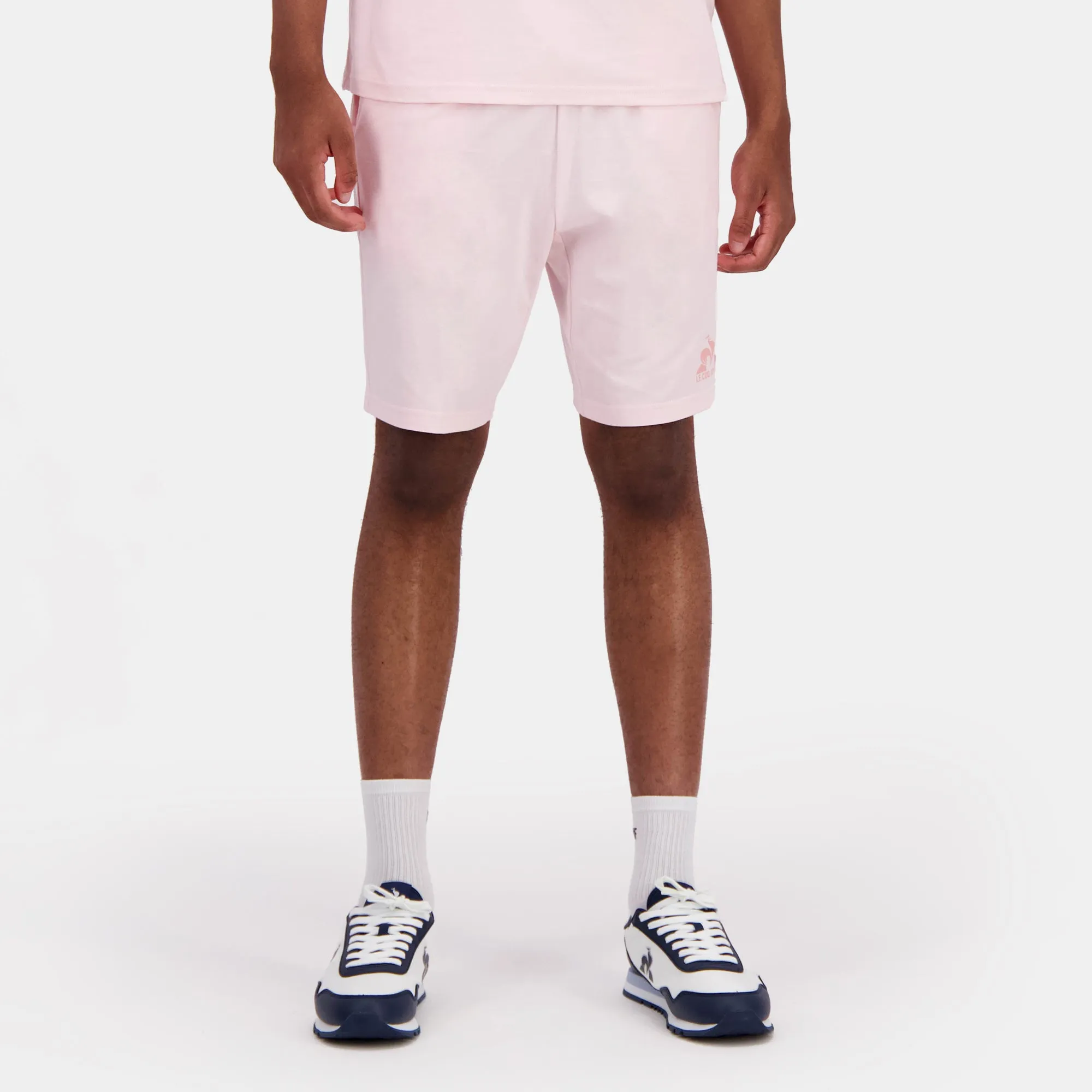 2423179-BAS Short N°1 M ballet slipper | Short rose clair Homme sold by Le Coq Sportif