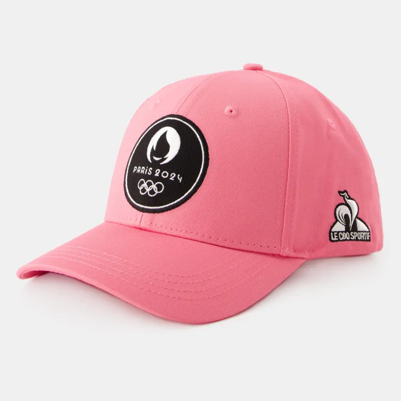 2410349-ESS P24 CAP N°1 pink carnation | Casquette Unisexe sold by Le Coq Sportif