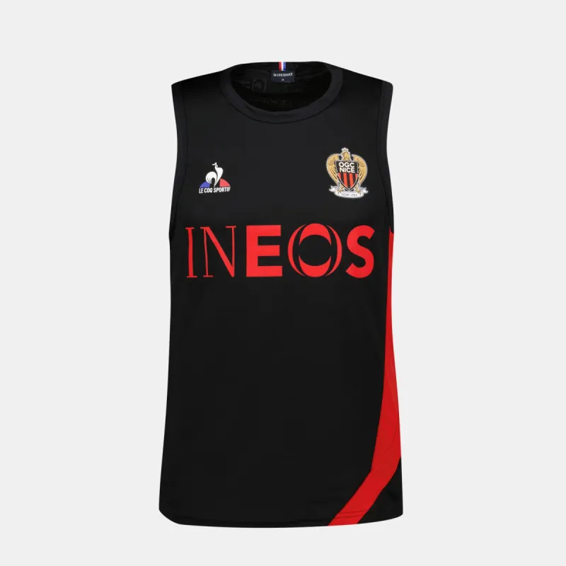 2320993-OGC NICE TRAINING Débardeur M black | Débardeur Homme sold by Le Coq Sportif