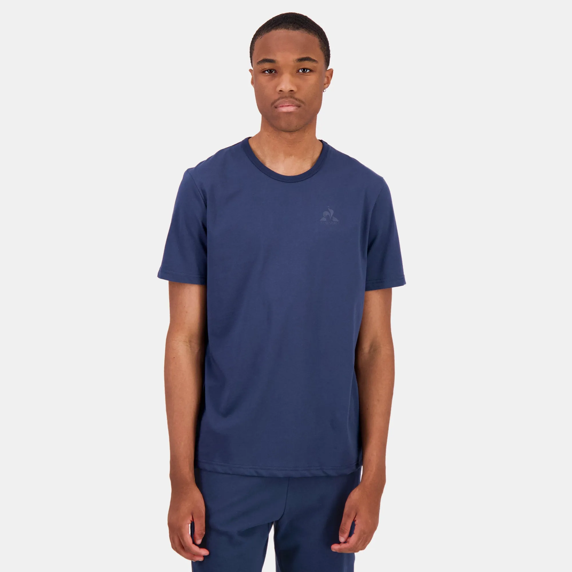 2423318-MONOCHROME Tee SS N°3 M blue light | T-shirt Homme sold by Le Coq Sportif