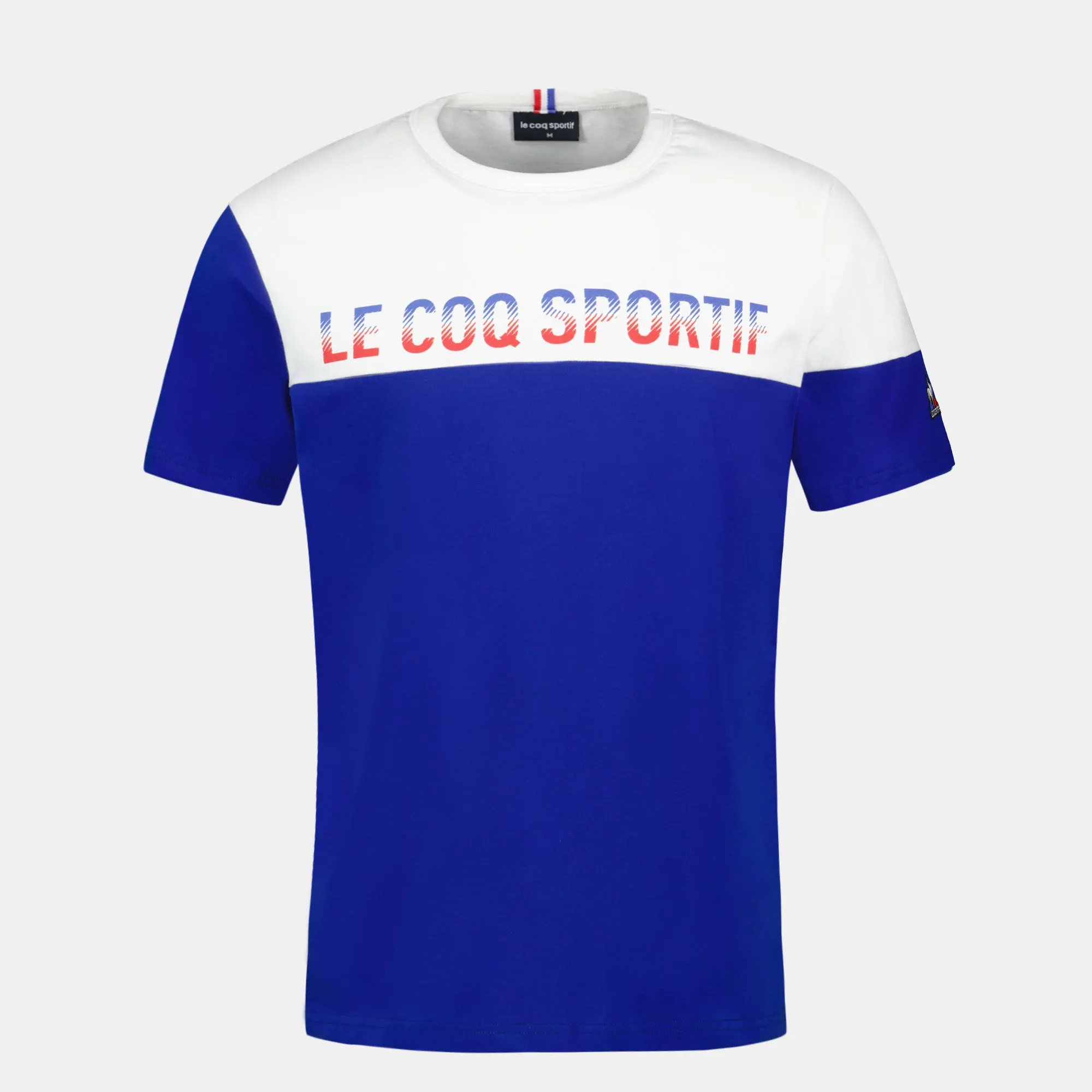 2410202-TRI Tee SS N°1 M new optical white/bleu | T-shirt Unisexe sold by Le Coq Sportif product image thumbnail 2