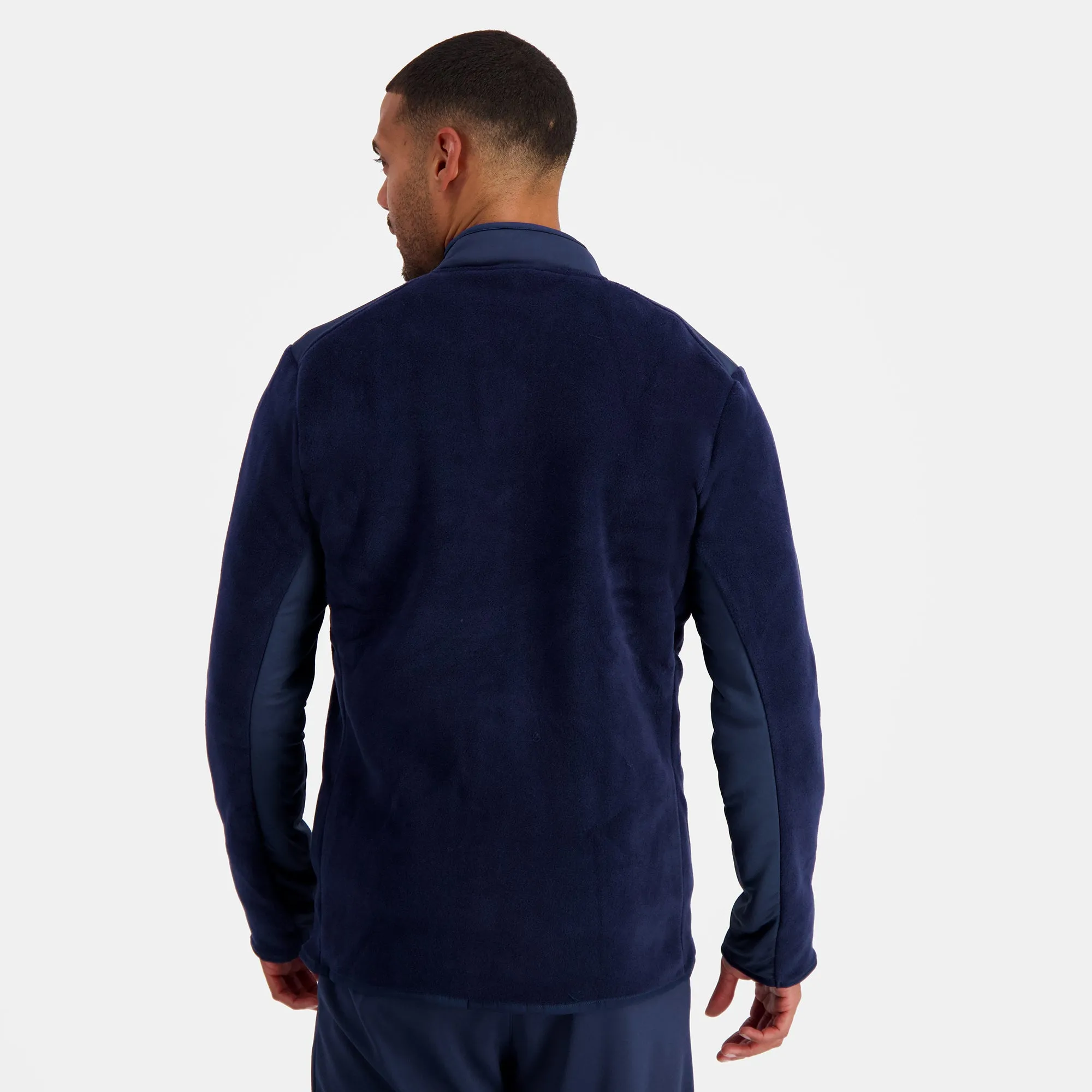 2210661-N°1 TRAINING Polaire M dress blues | Veste polaire Homme sold by Le Coq Sportif product image thumbnail 4